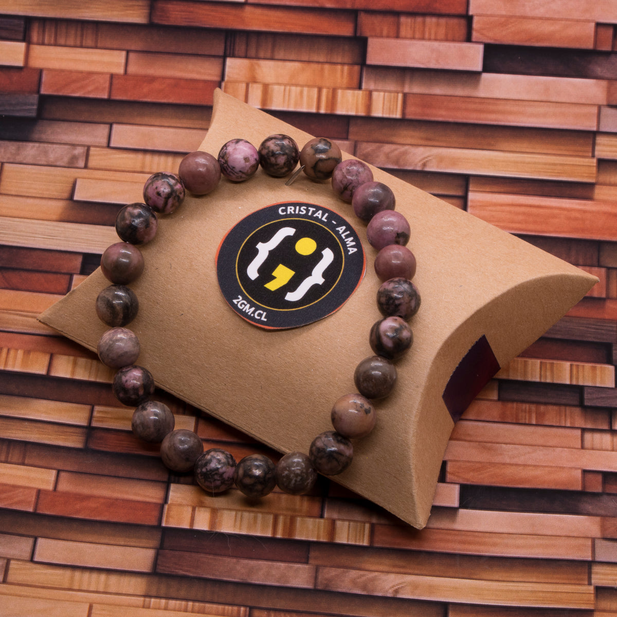 Pulsera de rodonita - Protectora, recontituyente, anti estress