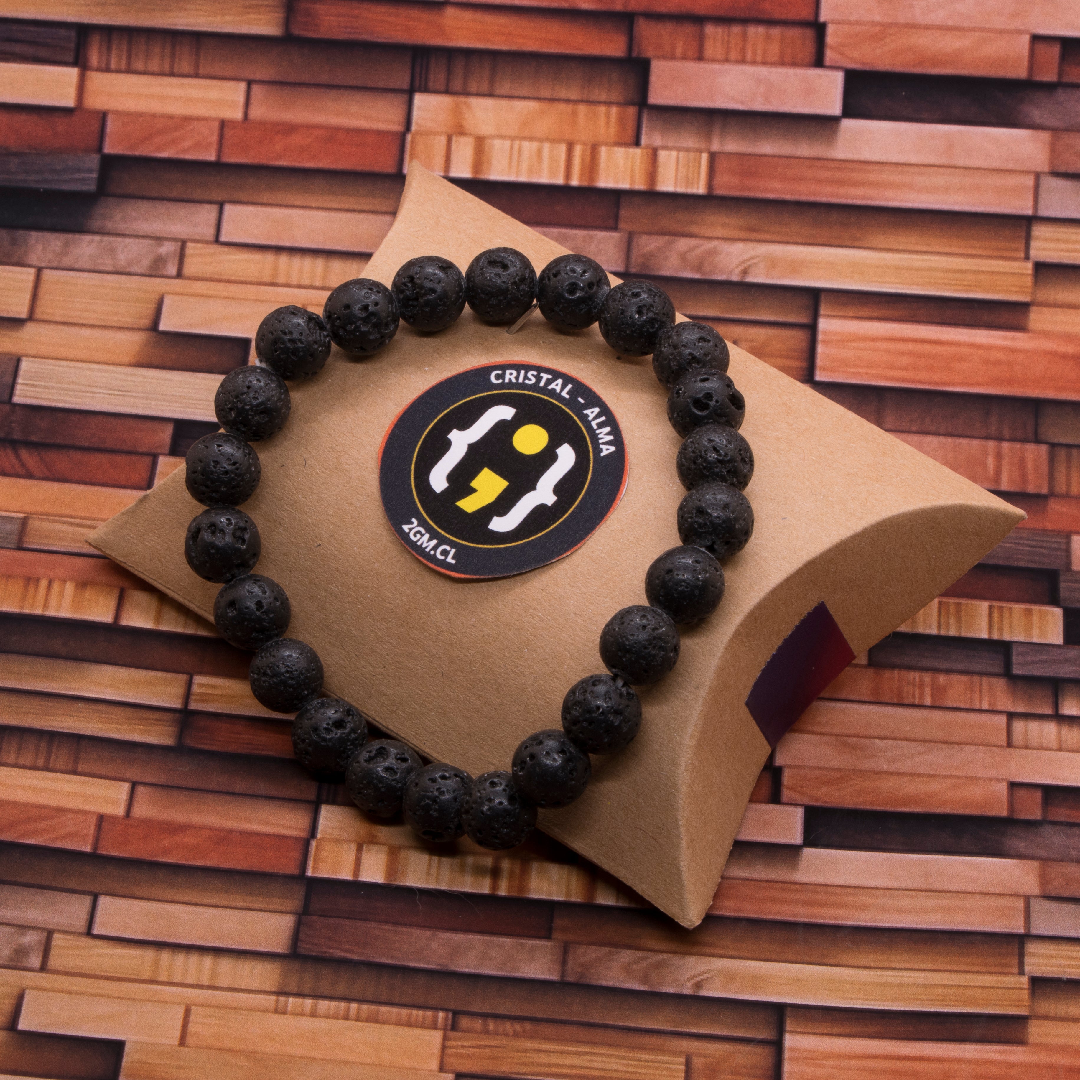 Pulsera de Lava volcánica