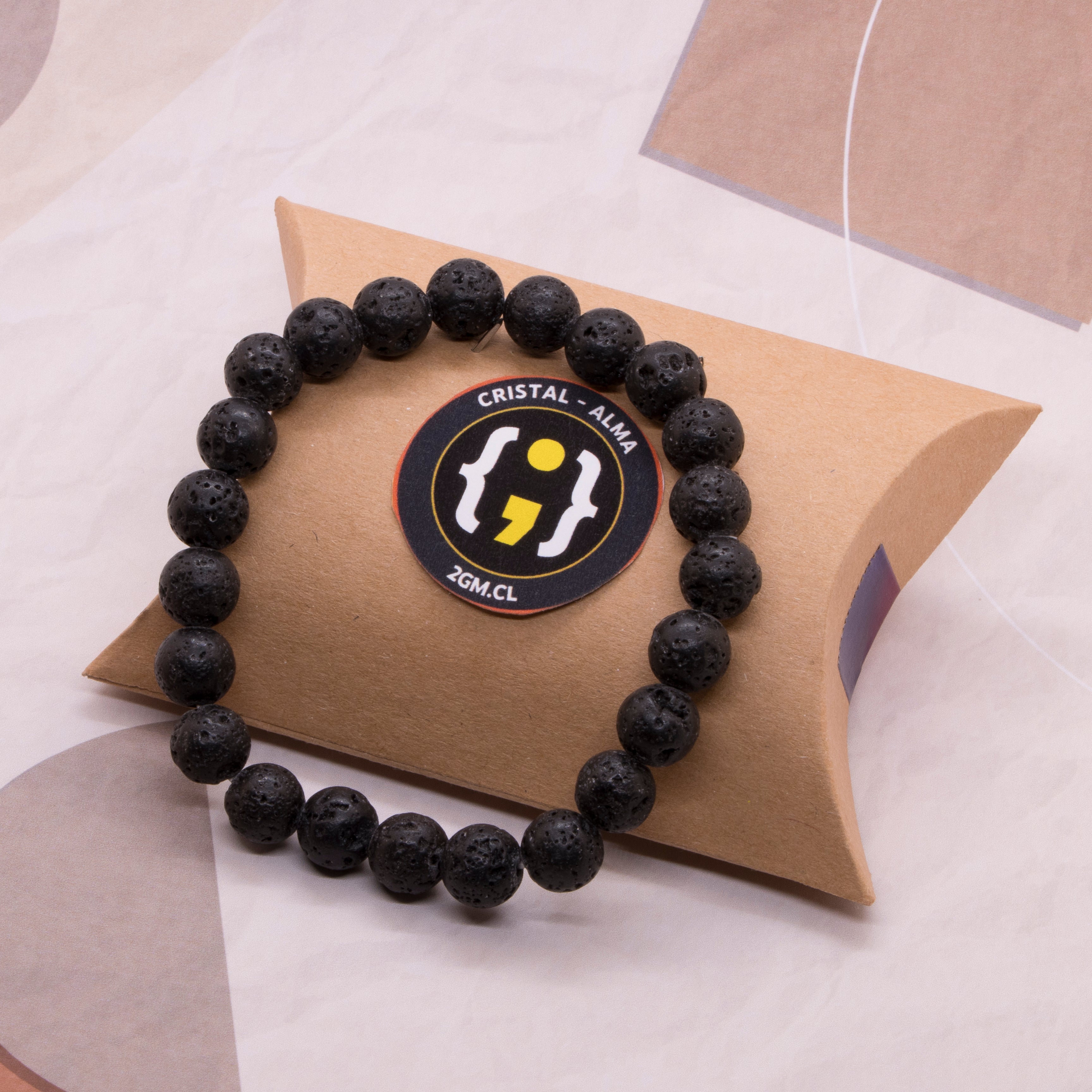 Pulsera de Lava volcánica