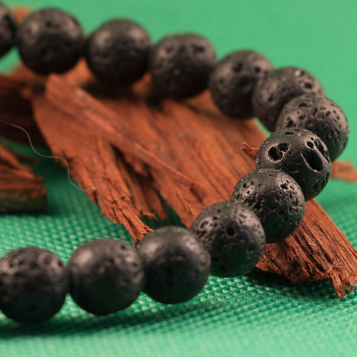 Pulsera de Lava volcánica