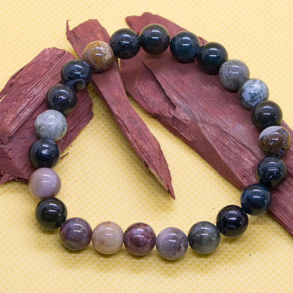 Pulsera de Jaspe multicolor