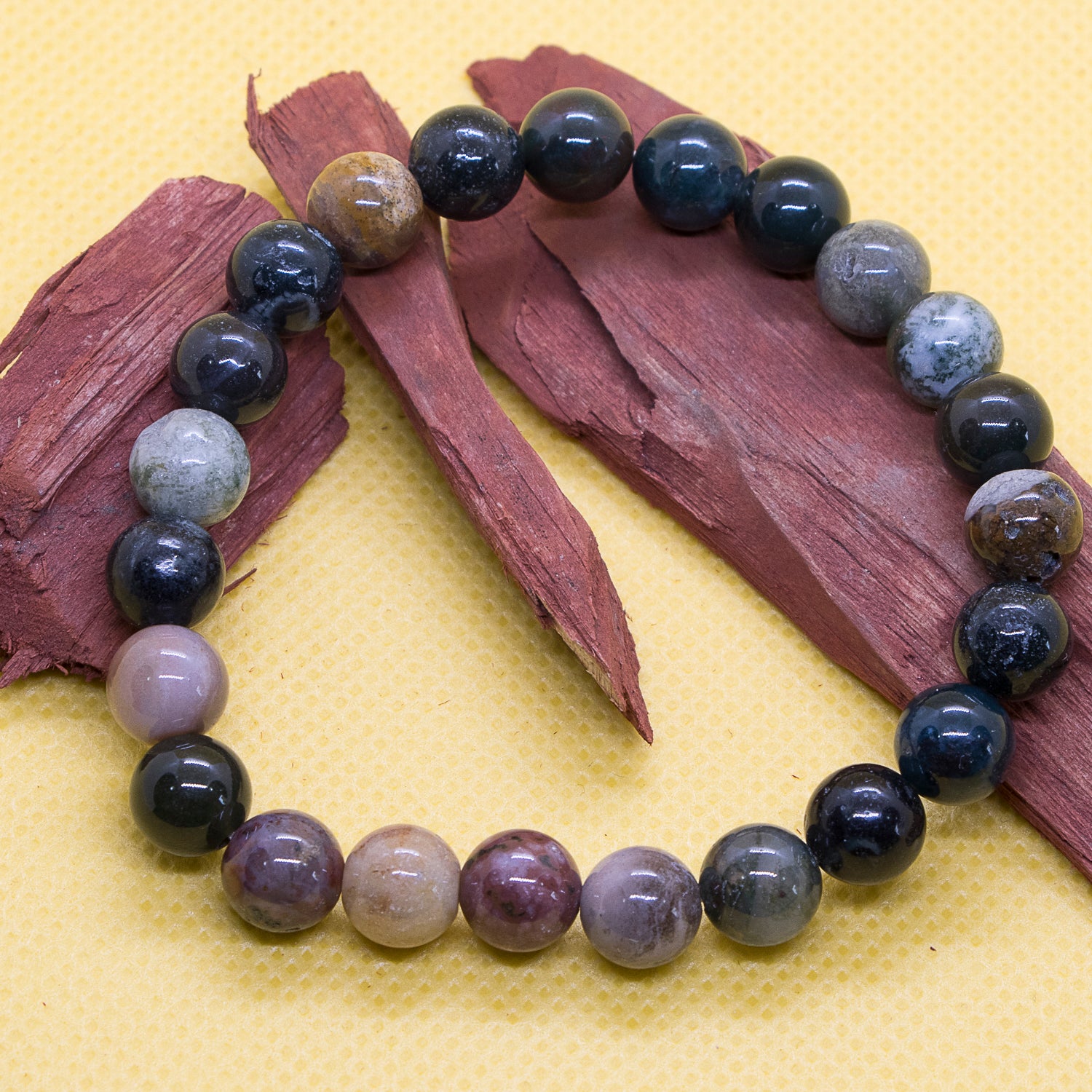 Pulsera de Jaspe multicolor